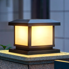 宏迪莱太阳能庭院柱头灯别墅花园大门口柱灯户外防水围墙灯柱子灯