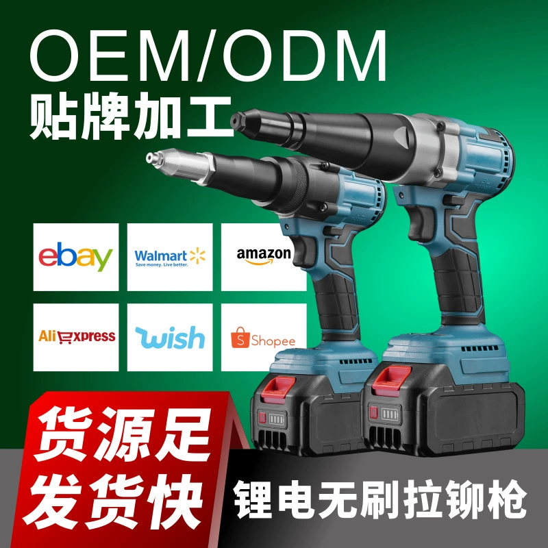 Трансграничная промышленная модель Электрический заклепка пистолет зарядный стержень гвоздя пистолет из нержавеющей стали