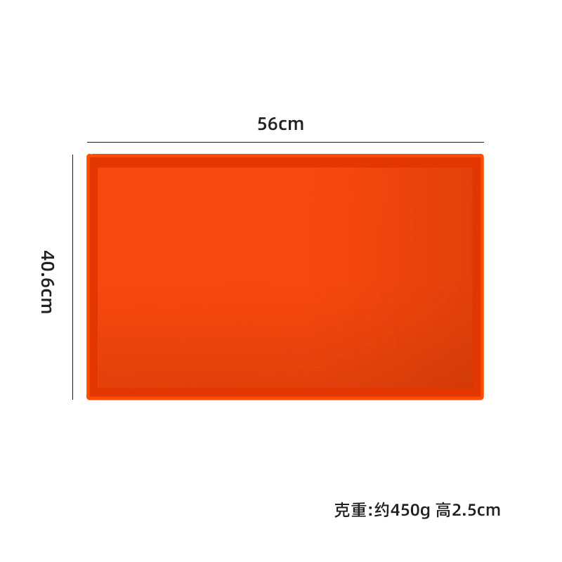 Transfronterizo dedicado horno de barbacoa horno de silicona estera bandeja de hornear estera protectora al aire libre camping de alta temperatura de silicona resistente a la barbacoa estera