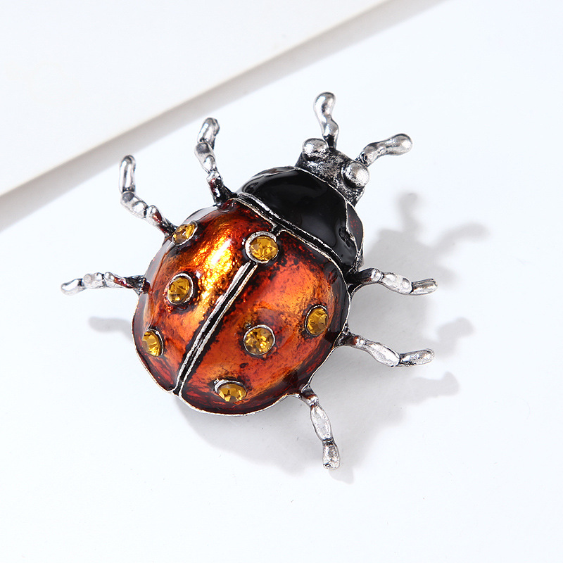 smalto sette stelle coccinella spilla abito femminile spilla moda temperamento colletto cardigan fibbia retro corpetto accessori_voghion.com