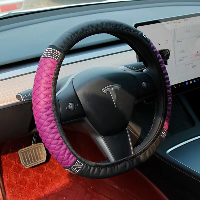 自動車のハンドルカバーの四季通用の刺繍のカラーはドリルの弾力を入れて緩めます。|undefined