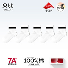 贝比儿童袜子春夏纯棉网眼薄款短筒袜棉男女中小童学院风袜子批发