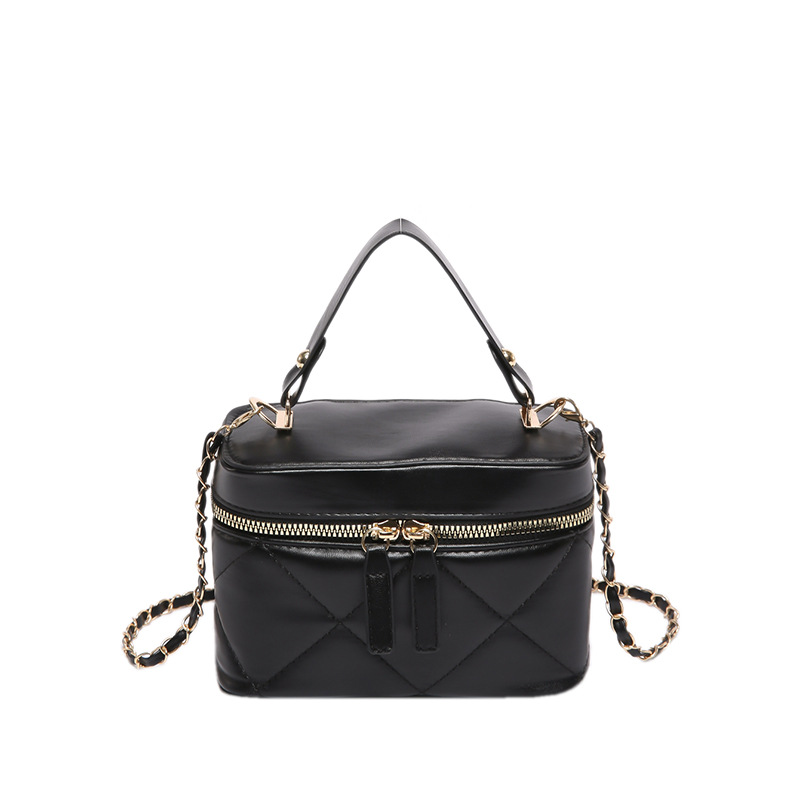 Bolsos mujer moda simple portátil pequeño bolso cuadrado 2024 verano nuevo estilo estilo estilo occidental bordado cadena de diamantes bolso de mensajero