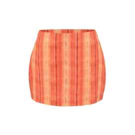 美式辣妹百搭半身裙2026夏季新品橙色格纹复古显瘦半身裙带安全裤