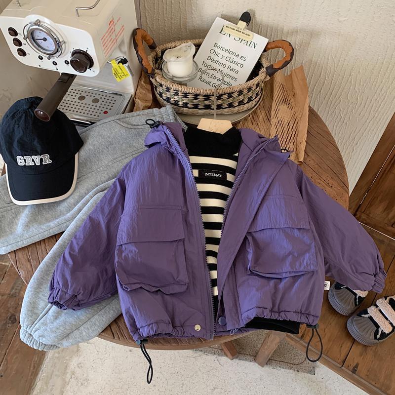 Giubbotto con cappuccio per bambini, giacca invernale calda_voghion.com