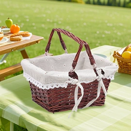 收纳篮/筐;柳编;储物挂袋