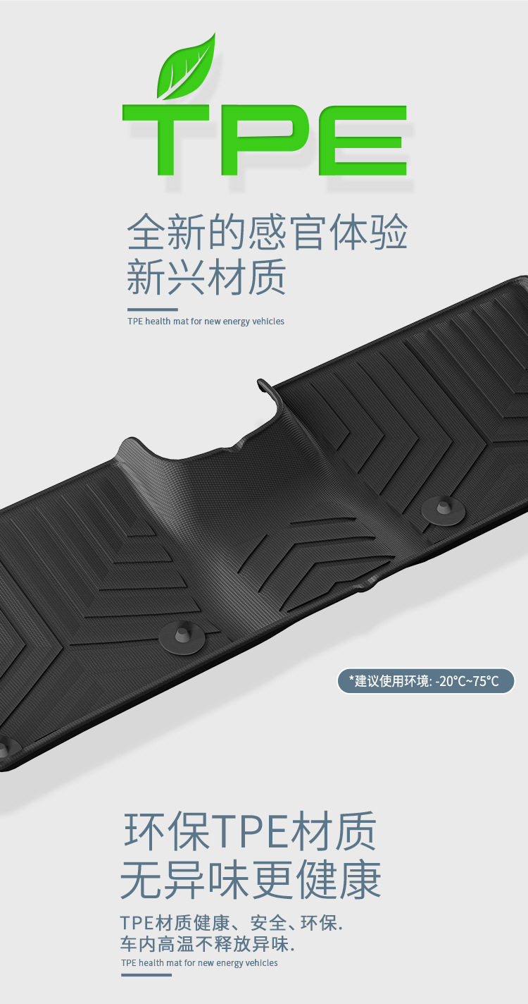 Suitable for 23-25 Avita 12 Car Floor Mats, Environmentally Friendly Tpe Floor Mats, Trunk Mats, Seat Back Cushions