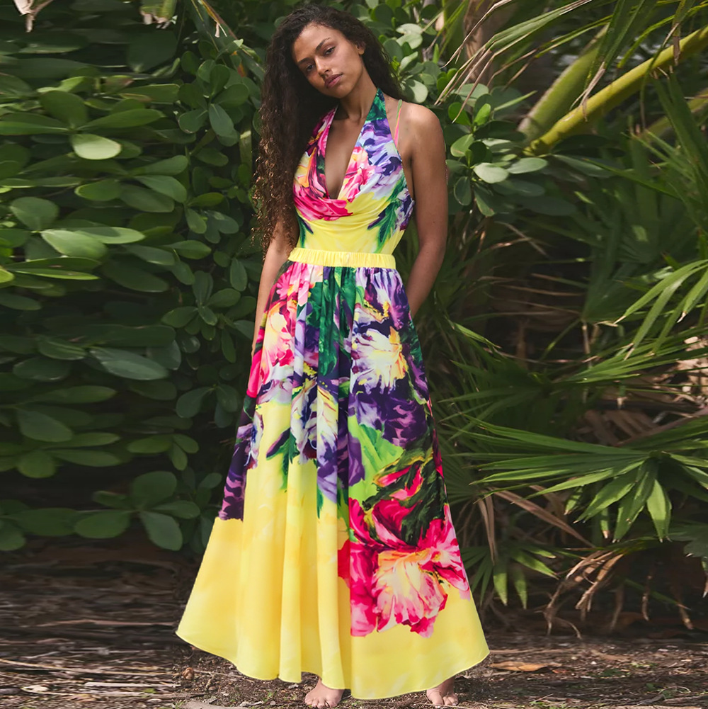 Damen Badeanzug Mit Floralem Muster Für Den Sommer Regular Fit_voghion.com