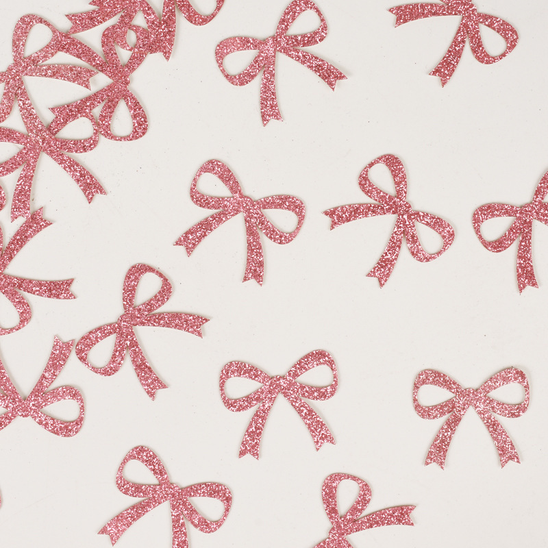 Xo,Fetti (Original) Bow Confetti Bachelorette Party Pink Engagement Party Desktop Decoration