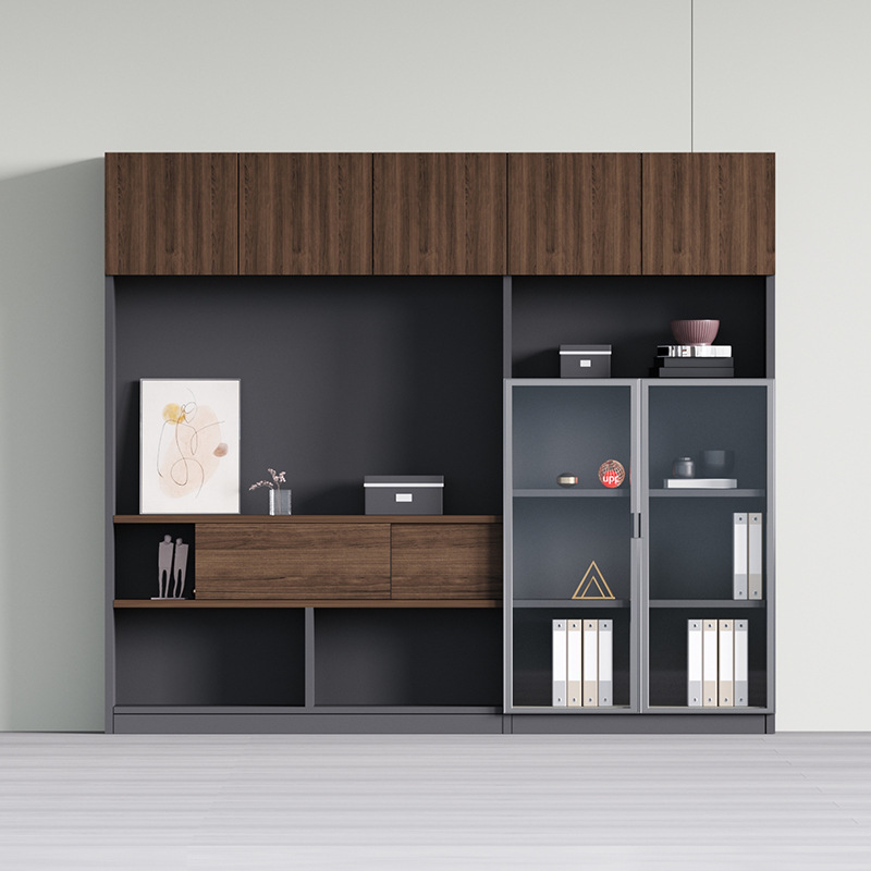 Gabinete de archivos de oficina Gabinete de fondo Gabinete de madera simple de alta gama Gabinete de archivos Gabinete de archivos Gabinete de archivos