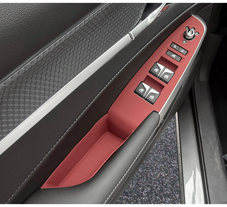 Changan Second and Third Generation Cs75Plus Center Console Gear Shift Silicone Protective Pad, Door Window Button Anti-Slip Mat Modification