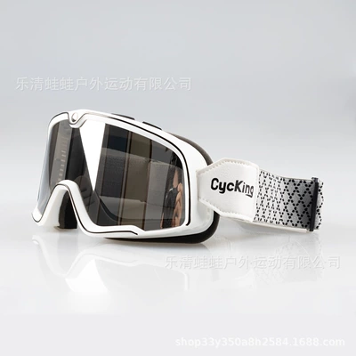 3/4 Helmet, Uv Protection Motorcycle — Dəbilqə (Kaska) aksesuarları - silver-plated-rhombus-with-goggles