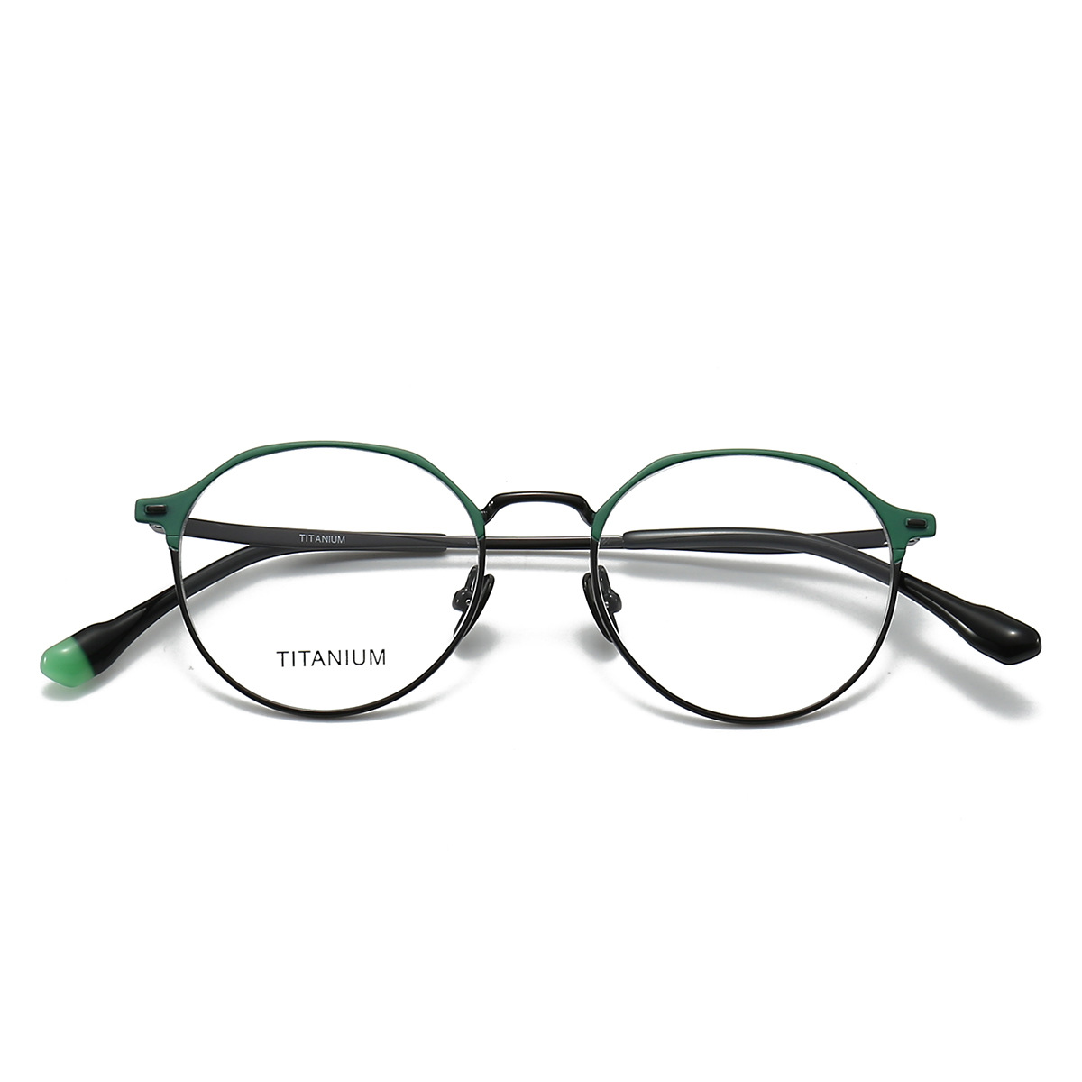 STUDIOMUKU gafas de madera fresca, marcos de gafas de textura de moda, marcos de gafas de diseño de titanio clásico