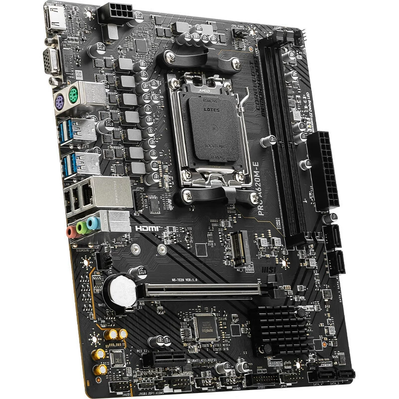 Материнская плата для AMD MSI Pro A620M-E AM5, поддержка серий 7000