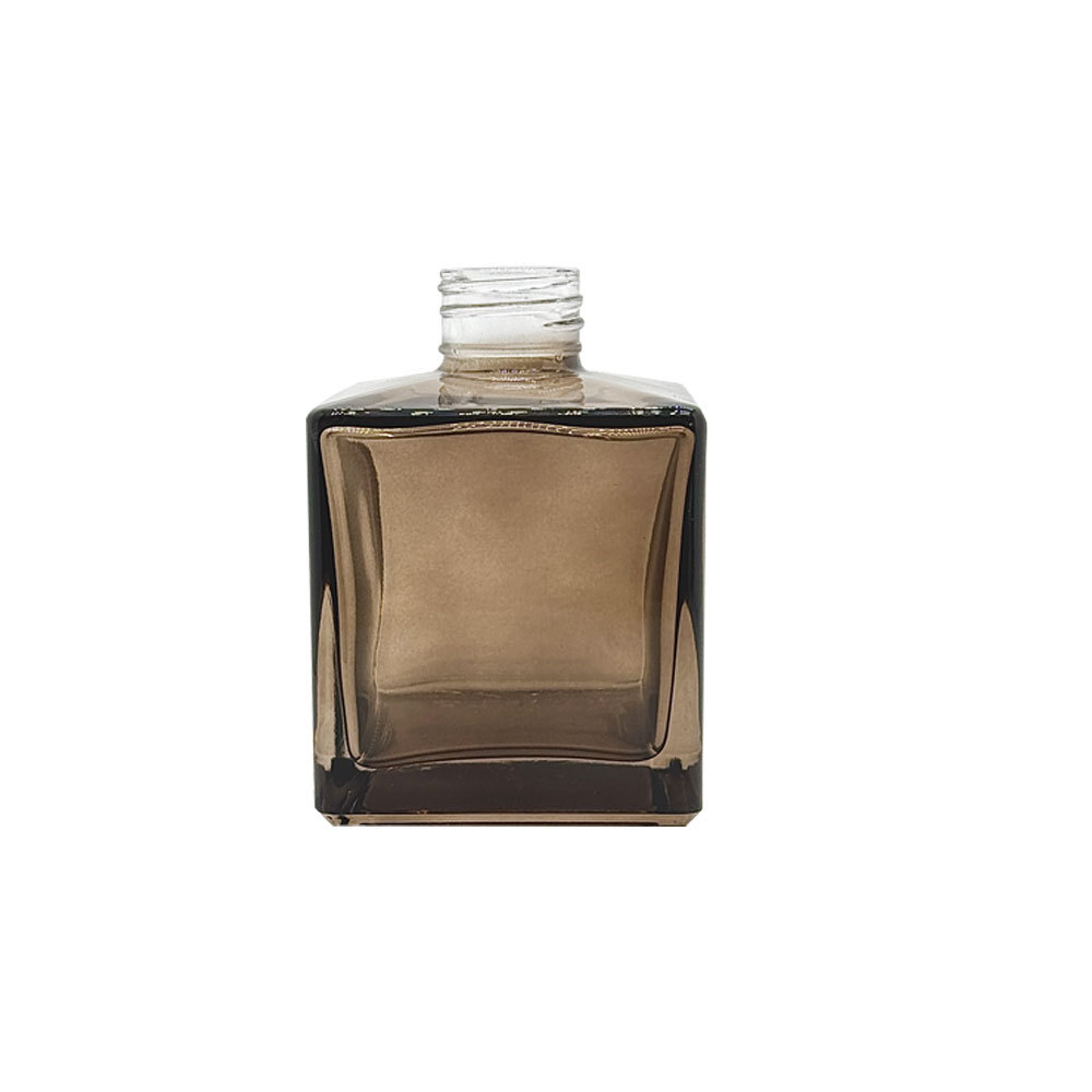 Botella de aromaterapia cuadrada transfronteriza 100ml Fragancia de perfume volátil de ratán sin fuego Botella vacía de aromaterapia transparente volátil