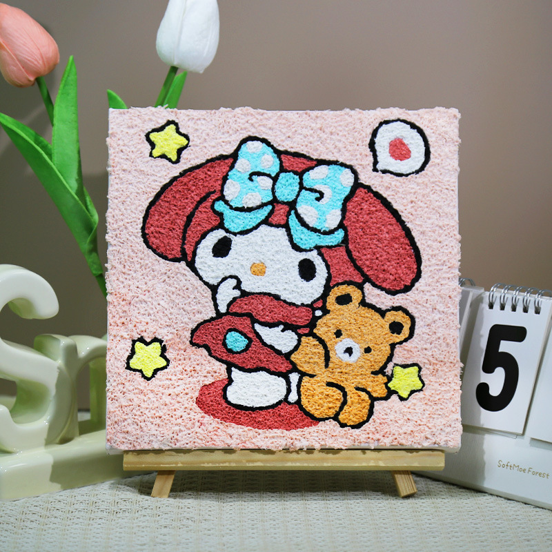 パルプ画diy材料バッグ手作り創意装飾画小学生充填画屋台半製品セット|undefined