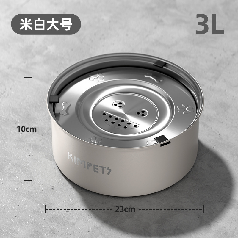 Juego de comida para mascotas 304 Tazón para perros de acero inoxidable Tazón suspendido Agua potable Tazón para perros flotante Agua potable Tazón para mascotas de gran capacidad al por mayor