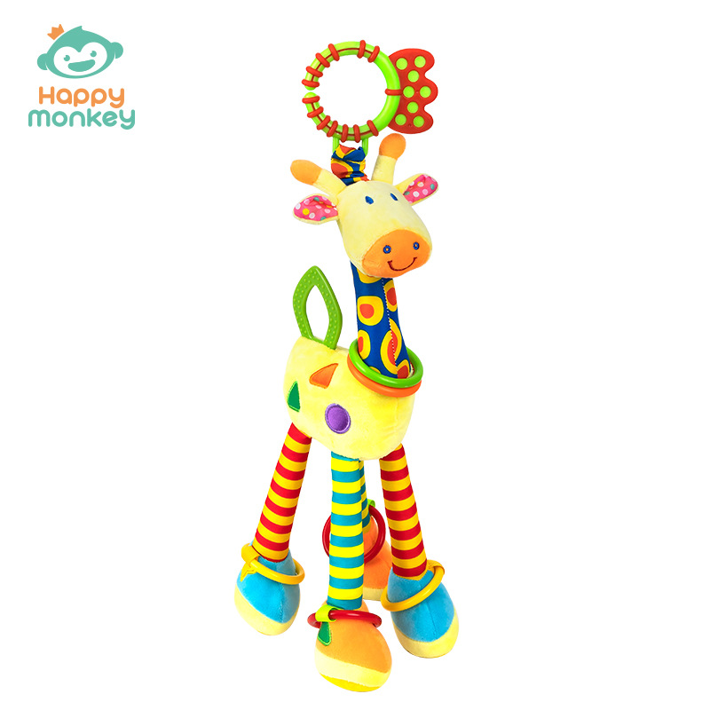 Happy Monkey Happy Monkey King juguetes para bebés carro colgante campana cama colgante campana girafa