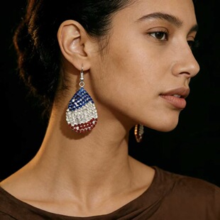 �W���¿����ˮ�ζ��h �M荂��԰ٴ�t�{��ˮ荶��Ů Earrings