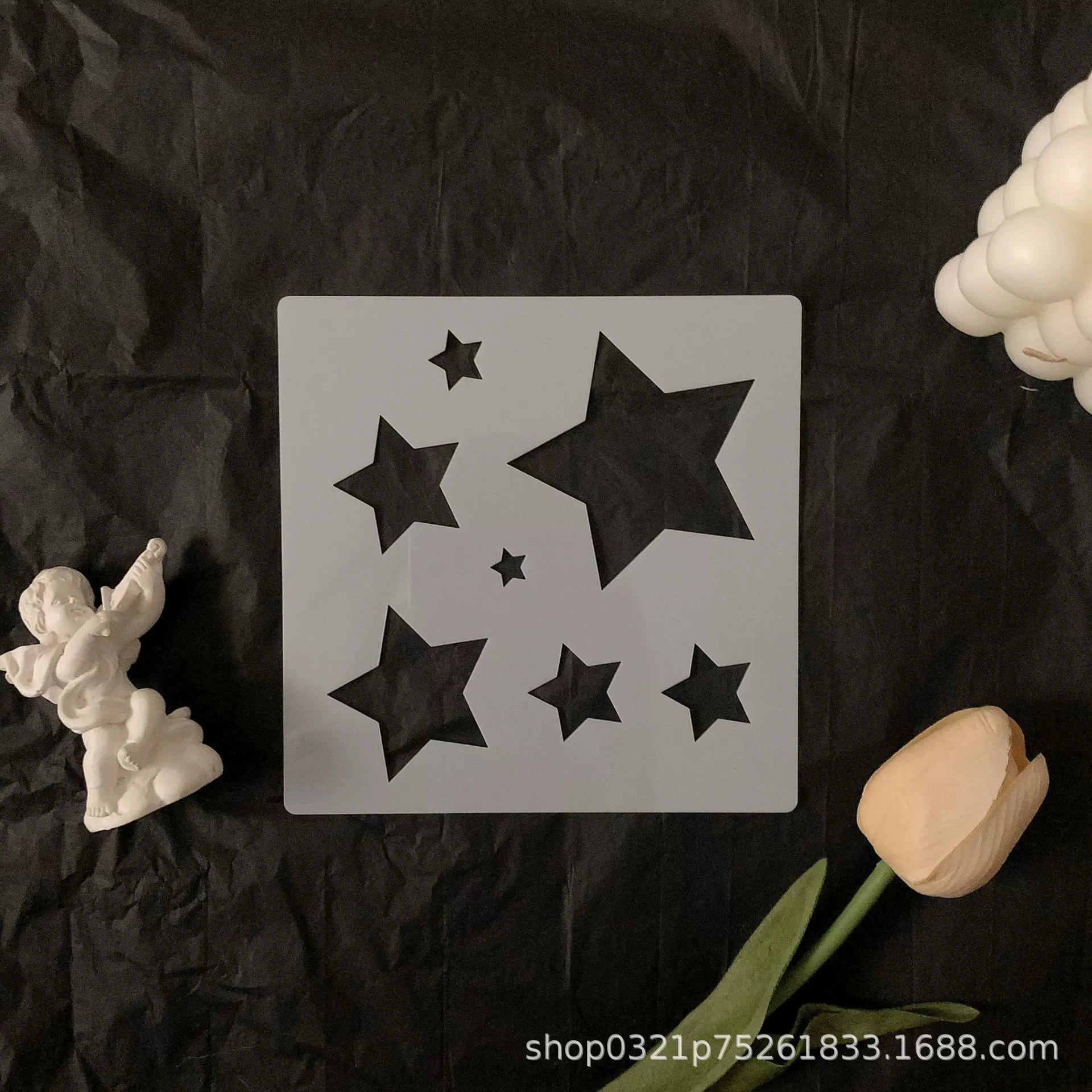 Картина маслом шаблон для рисования полый шаблон Пластиковый моющийся шаблон Луна Солнце ручной работы инструмент для поделок