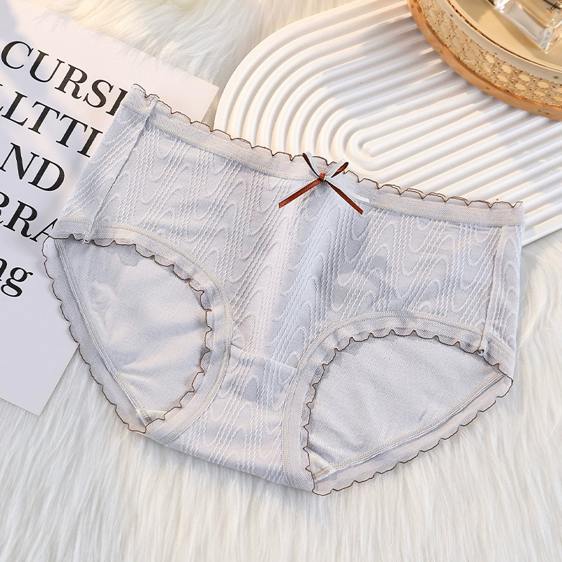 Comfortable breathable cotton antibacterial pants, mid rise, hip-accented