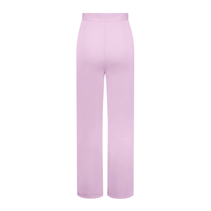 Women's Daily Street Casual Solid Color Full Length Straight Pants display picture 20