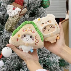 10cmコットン人形服お人形サンドイッチおにぎり卵焼きベアヘッドカバー着せかえ帽子
