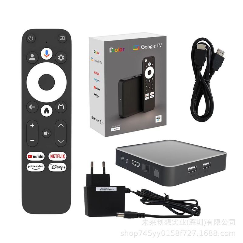 Dcolor2025工厂正版谷歌电视盒子 4K网络高清2GB+32GB GD2 TV BOX|undefined