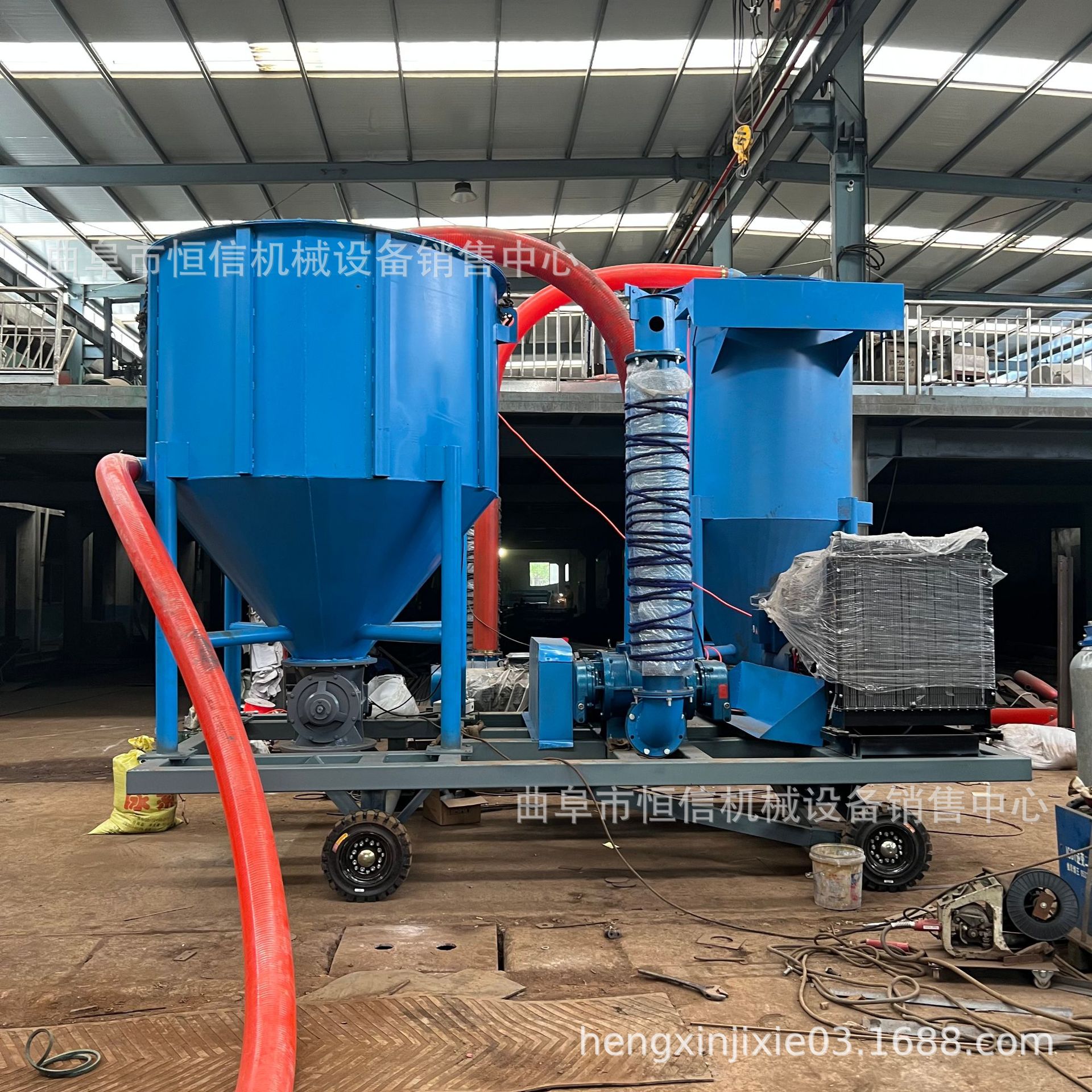 宁夏200型移动式牵引式库房粉煤灰气力吸灰机zcjb 水泥粉抽灰机