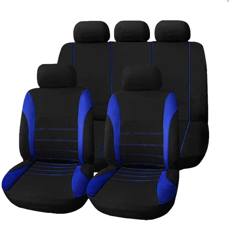 アマゾン輸出越境temuメキシコウエストラインスタイル越境布製カーシートカバーユニバーサルフルカバー黒|undefined