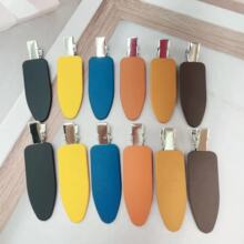 6CM新款糖果色橡皮漆金属发夹后脑勺头饰碎发夹子可爱发饰刘海夹