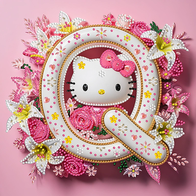 Aliexpress кроссборд KT кошка алмазная мозаика cartoon буква наклейка ручной работы diy гостиная декор картина популярная алмазная