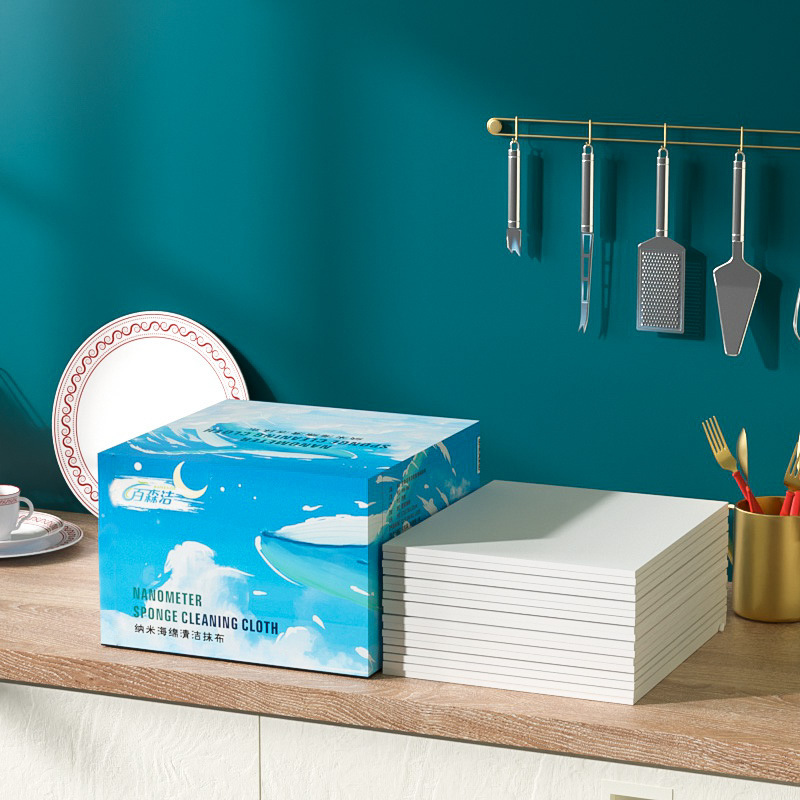 Nano Sponge Wipe Household Cleaning Dishcloth Lazy Rag Housekeeping Cleaning Absorbent Cloth Scouring Pad