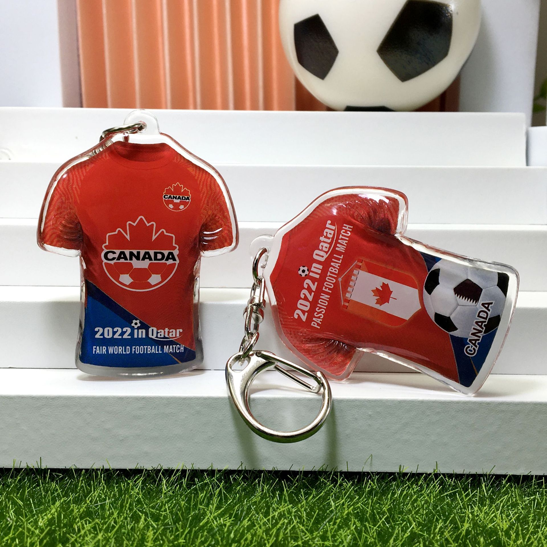 加拿大队-队徽+旗帜+足球