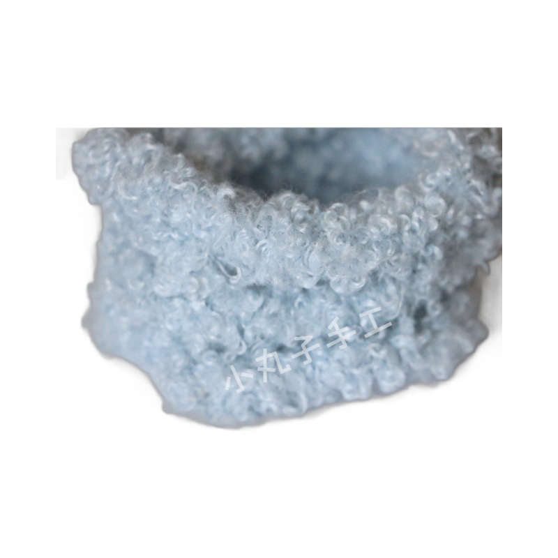 Suministro directo de fábrica 10mm lana rizado palo trenzado Super grueso Super denso hecho a mano DIY pequeña leche perro pelo raíz al por mayor