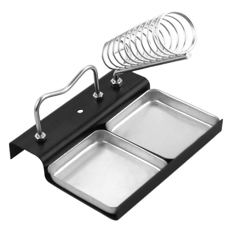 Подставка для электрического паяльника, металлическая подставка для паяльника, сварочная паяльная станция Luoti, нижняя оловянная проволока, сиденье для припоя, круглая ручная ручка