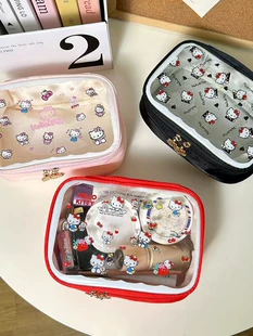 Пустяшная косметичка Hello Kitty, косметичка Hello Kitty, вместительный органайзер для путешествий, оптовая продажа