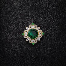 水晶胸针高档女奢华气质胸花领口别针扣固定开衫衣服胸口防走光扣