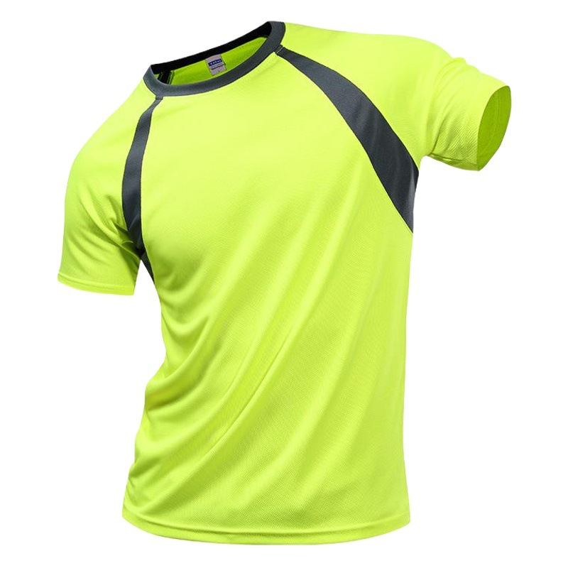 Camiseta de secado rápido fresca logotipo impreso personalizado maratón deportivo corriendo grupo cuello redondo camisa de publicidad overoles ropa de secado rápido