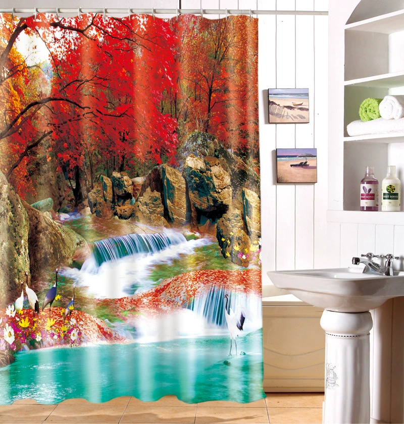 Waterproof curtain, (Cross-border trading)
