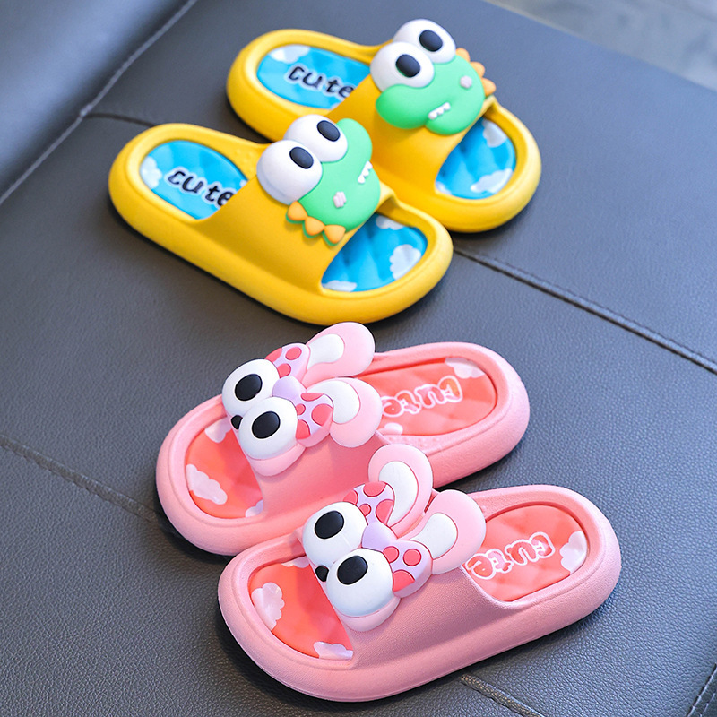 Children's slippers summer boys and girls parent-child indoor and outdoor non-slip home Children Baby cute Princess bath slippers