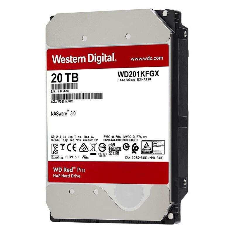 WD Western Data подходит для NAS сетевого хранения механический диск 2Т 4Т 16Т 8Т 10Т 3.5-дюймовый SATA