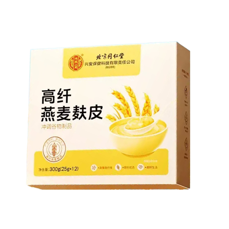 北京同仁堂高纤燕麦麸皮300g装 一件代发 量大价优|undefined