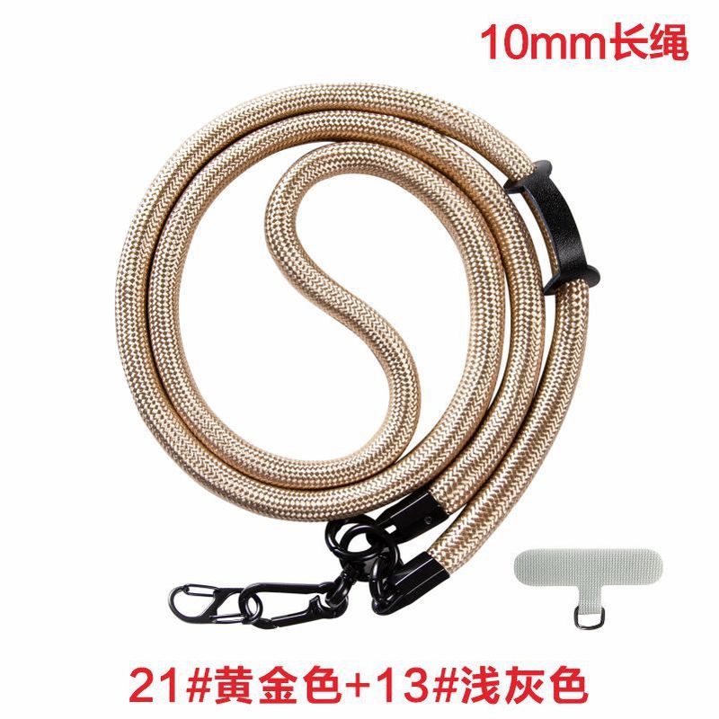 携帯電話のストラップの斜め掛けの10mmの首掛けの太い編みの携帯電話のストラップの多機能の斜め掛けのストラップのポリエステルの携帯電話のストラップ|undefined