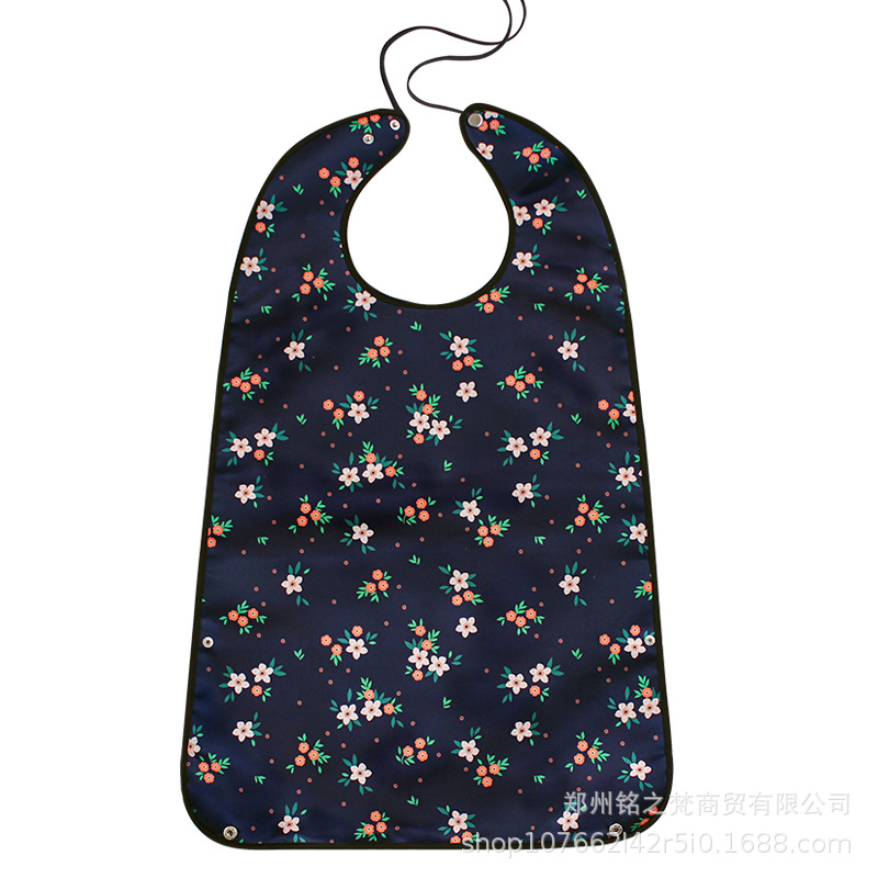 Amazon Venta caliente transfronteriza suministro de saliva de edad avanzada toalla comer anti-sucio artefacto babero de edad avanzada a prueba de agua anti-aceite