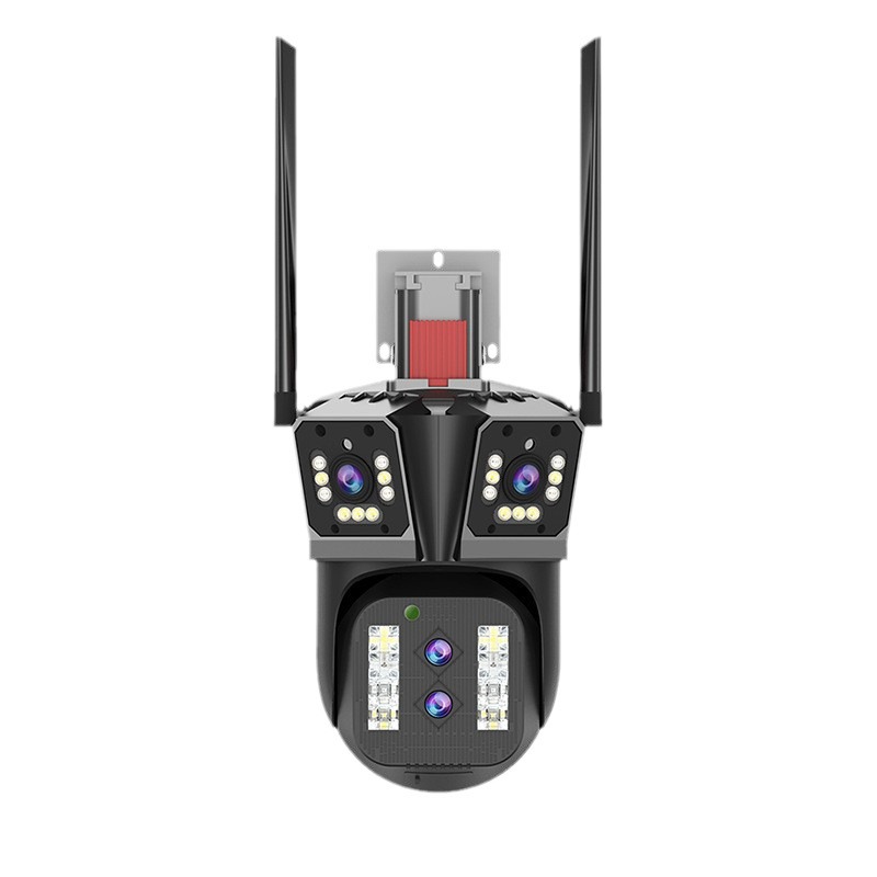 Monitor panorámico de 360 grados inalámbrico WiFi cámara de cuatro ojos teléfono móvil remoto al aire libre HD cámara de vigilancia