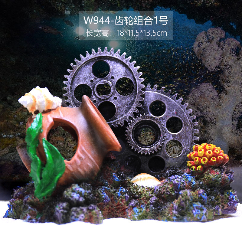 Tanque de peces de coral artificial paisaje arrecife rocalla escape casa falso árbol de coral tanque de peces decoración del paisaje tanque de agua de mar paisaje