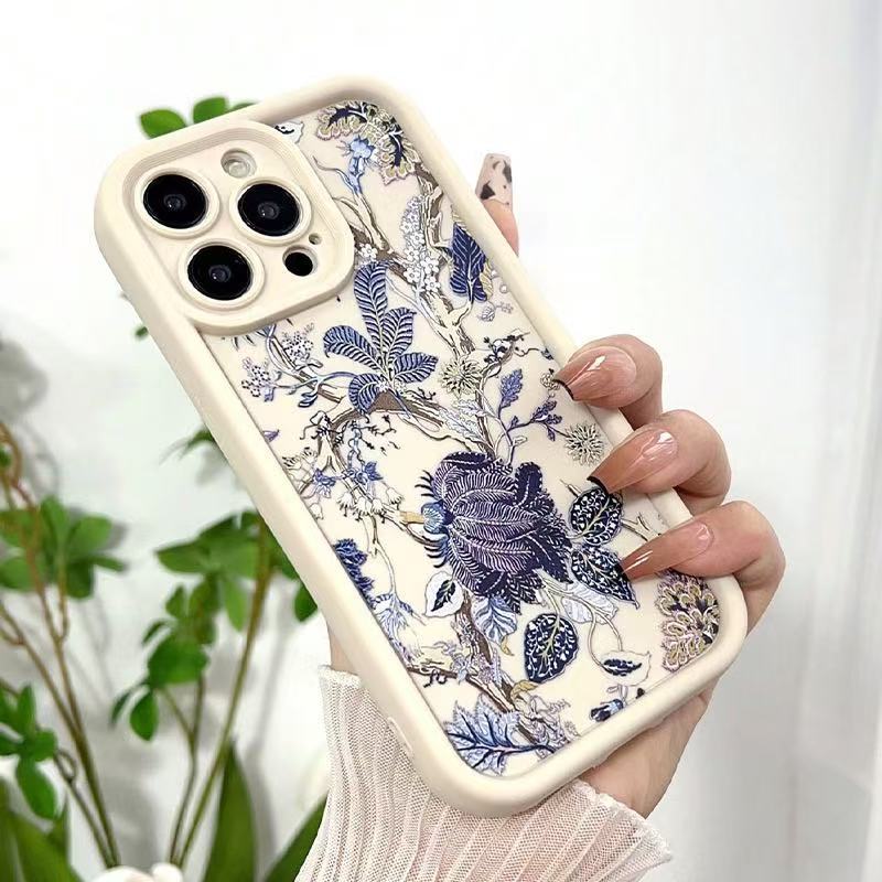 Nueva planta transfronteriza para iPhone 16 funda para teléfono móvil Apple 15promax/14 Europa y América 13pro12 Japón y Corea del Sur