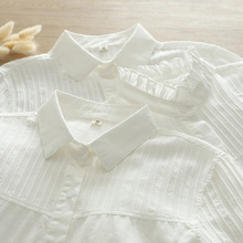 2024春秋新款 韩版白衬衫女长袖修身韩饭时尚百搭职业装衬衣打底