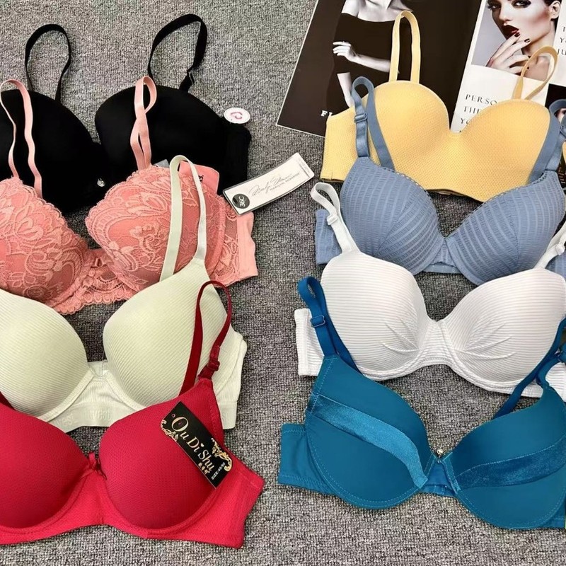 ミックススタイル調整ブラジャー、マルチカラー、A〜Dカップ、光沢のあるレース|undefined